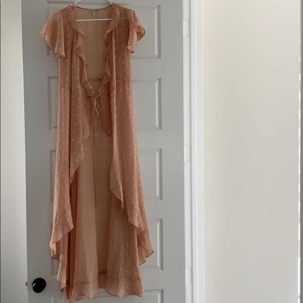 Sheer Duster w/tie